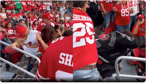 Fan war: 49ers fans attacked by the Giants Fans
