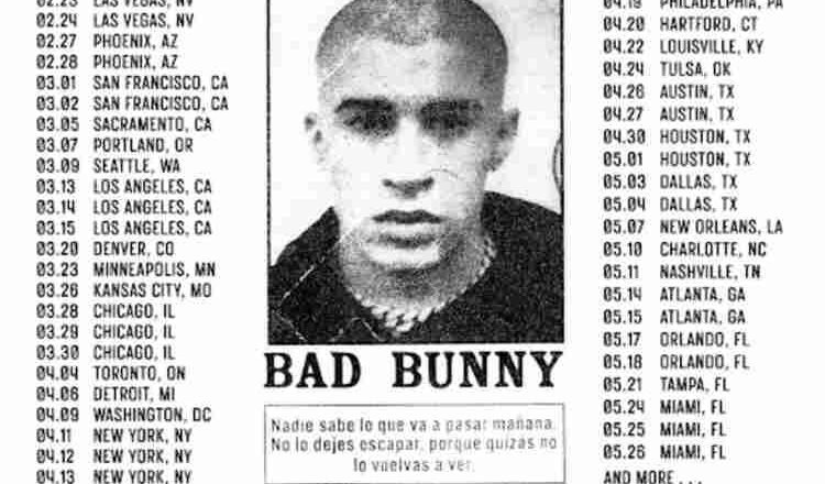 Bad Bunny Announces “Most Wanted Tour” for 2024 with 47 Shows