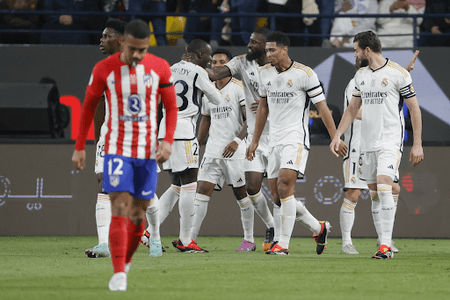 Real Madrid Triumphs 5-3 in Thrilling Football Match Against Atletico Madrid