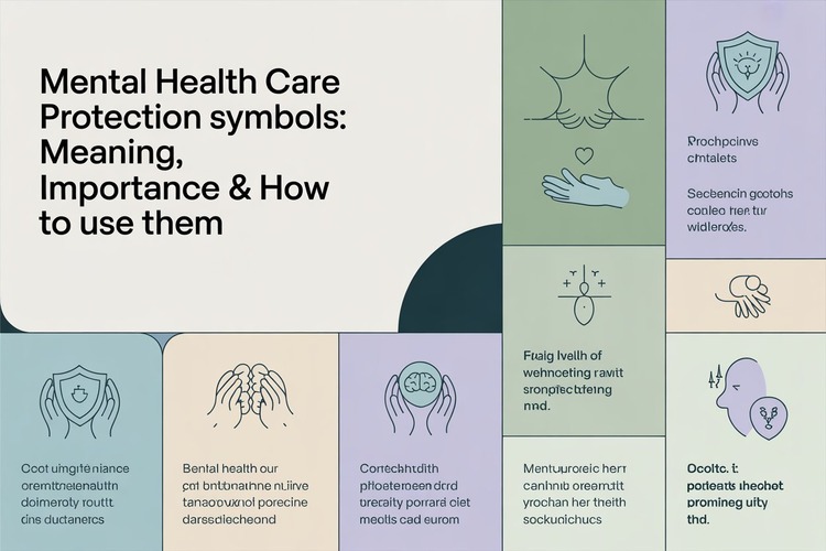 Mental Health Care Protection Symbols