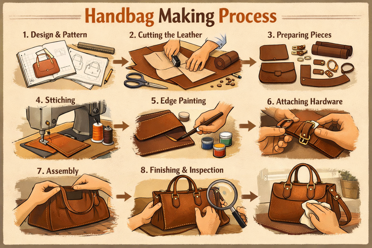 how handbags are made