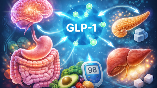 GLP-1: The Hormone That Connects the Gut, Brain, and Metabolism